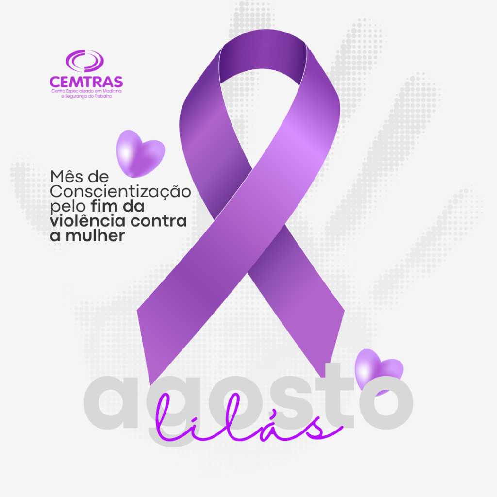 Agosto Lilás DIGA NÃO À VIOLÊNCIA CONTRA A MULHER! O Agosto Lilás é uma campanha nacional dedicada à conscientização e ao combate à violência contra a mulher.