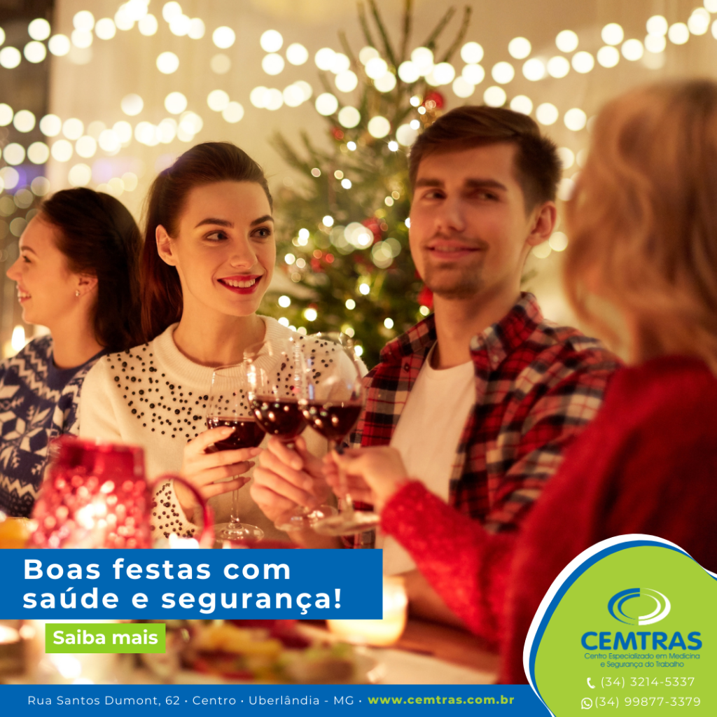 Boas festas com saúde e segurança. Dezembro chegou, e com ele o clima de celebração, união e renovação. É tempo de olhar para trás com gratidão e seguir em frente com responsabilidade.