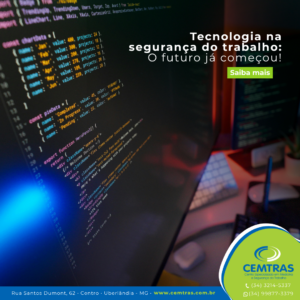 Tecnologia na segurança do trabalho: O futuro já começou! A Segurança e Saúde no Trabalho (SST) está passando por uma transformação — e a tecnologia é a grande protagonista desse avanço.