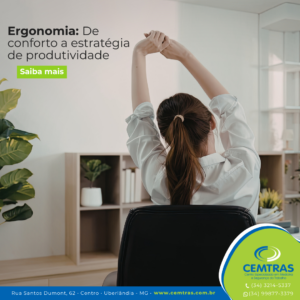 Ergonomia: De conforto a estratégia de produtividade. A ergonomia deixou de ser apenas uma questão de conforto — hoje é um indicador direto de desempenho e eficiência nas empresas.